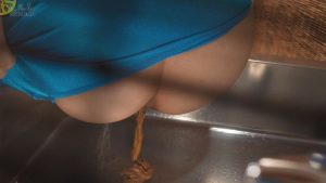 水着女子たちがシンクにこっそり大脱糞💩「もう限界！水着娘の排泄失態2 ～うんこ編～」「黄ばみゆく湯　水中放尿4　排泄実験観察シリーズ66」他発売！【排泄屋7月1日新作】